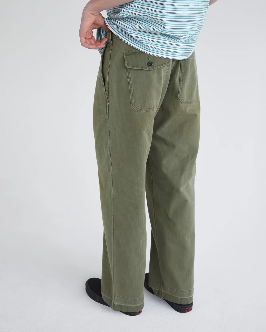 카키스 HBT Port Pant Olive (M 32인치) 상품이미지7