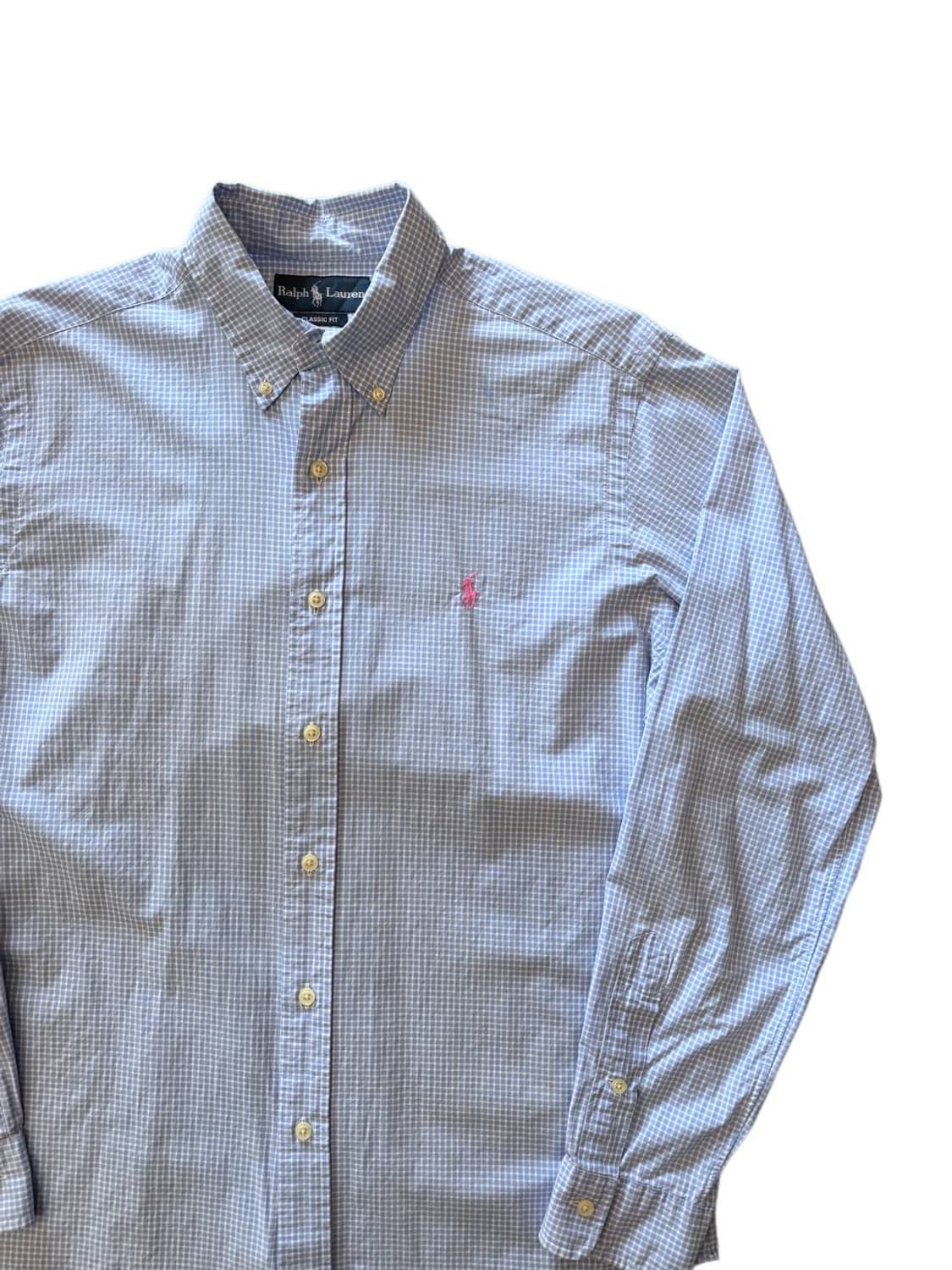 PRL button down gingham check shirts 상품이미지3