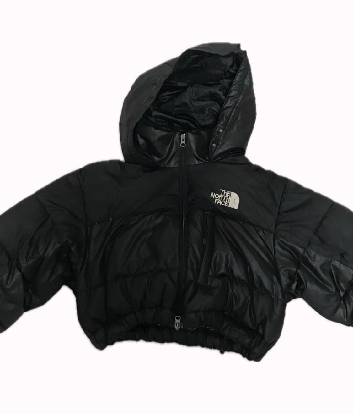 노스페이스 크롭 패딩 M 상품이미지2
