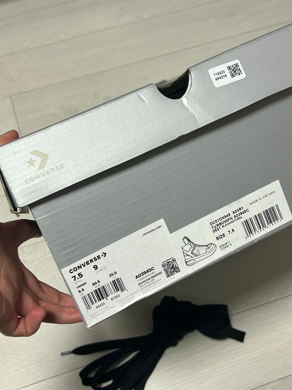 컨버스 릭오웬스 다크쉐도우 터보웨폰 255 상품이미지9