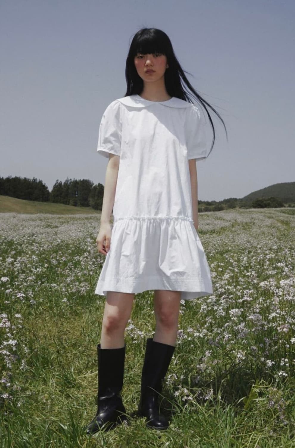 버뮬라 라운드 카라 드레스 상품이미지1