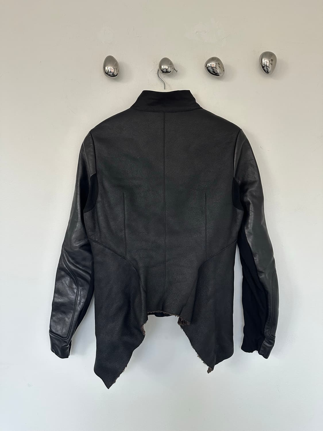 릭오웬스 09fw 램스킨 하이넥 시어링 무스탕 상품이미지6