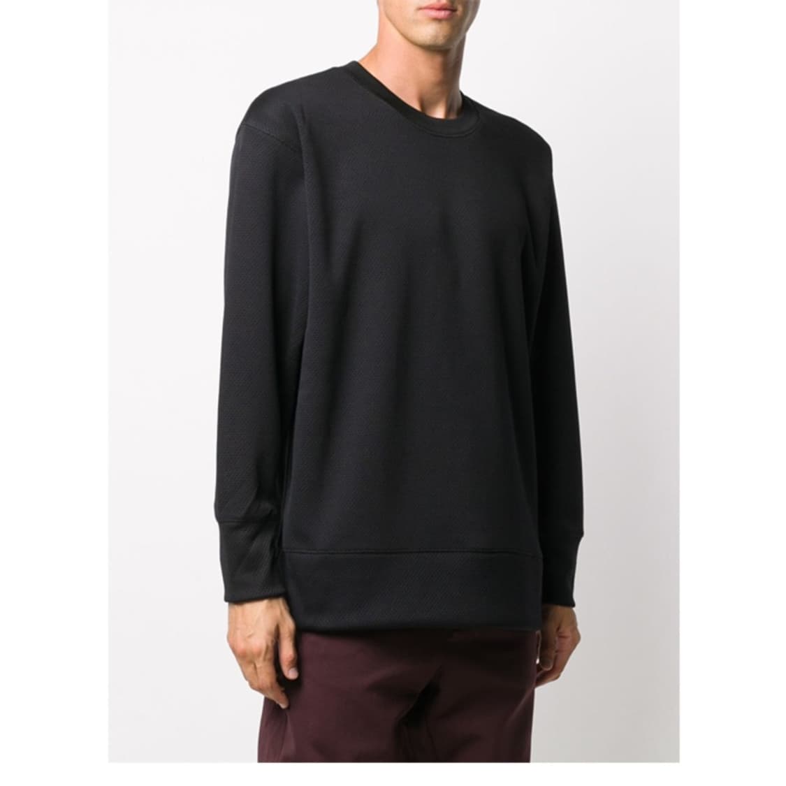 Y-3 요지 야마모토 아디다스 로고 오버핏 스웨트셔츠 맨투맨 블랙 상품이미지4