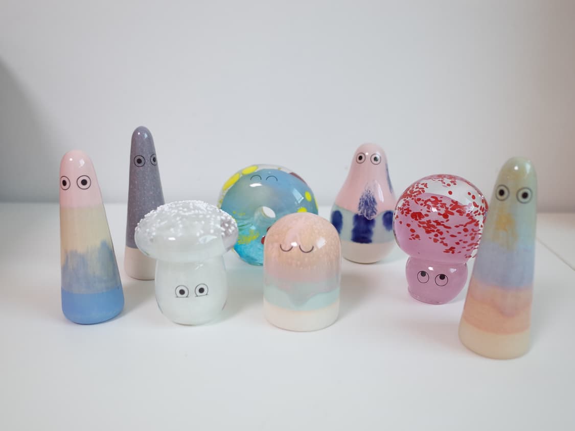 아르호이(Arhoj) 고스트 & 크리스탈 블롭 소품 일괄 상품이미지1