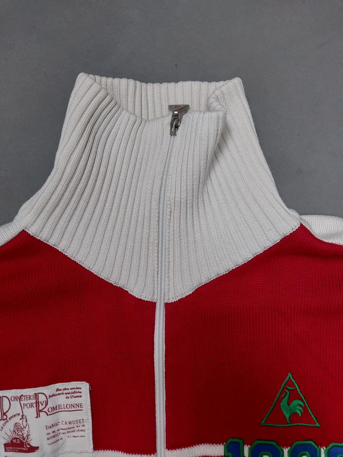 [XL] 르꼬끄 1982 헤리티지 니트 풀집업 자켓 상품이미지2