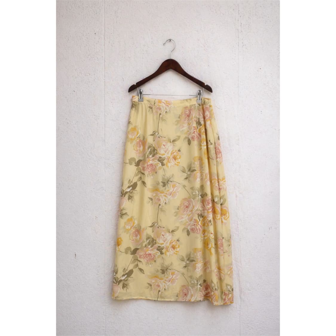 노랑 꽃무늬 치마 상품이미지2
