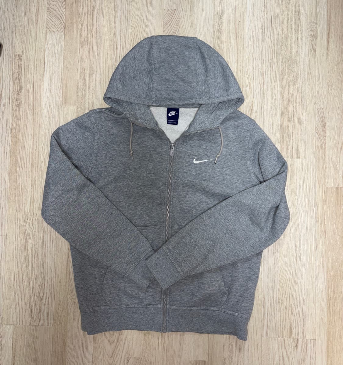 [A급] 포근 따뜻🌷나이키 스우시 그레이 후드집업 L 상품이미지2