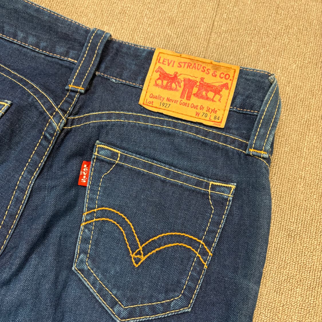 levis 리바이스 1927 우먼스 로우라이즈 부츠컷 데님 상품이미지4