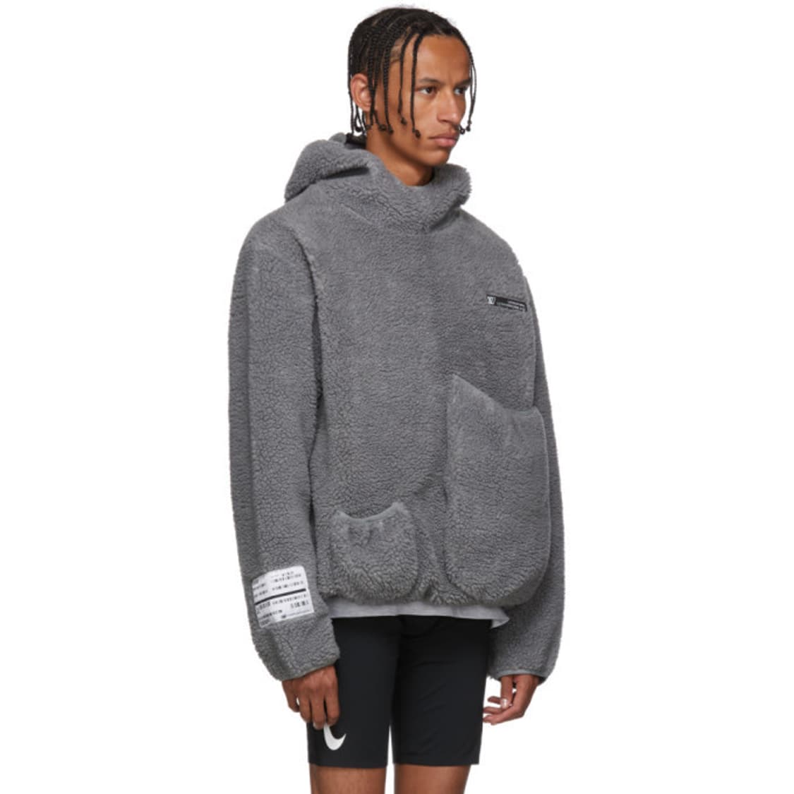 XANDER ZHOU  젠더주 보아 플리스 후리스 풀오버 후디  상품이미지1