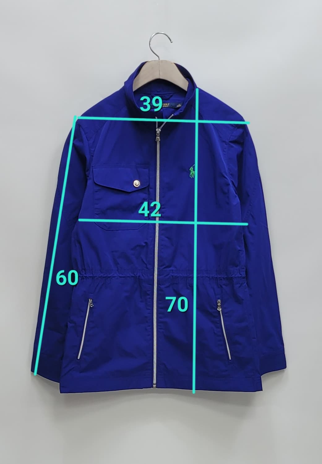 POLO 폴로 랄프로렌 골프 폴리에스테르 윈드 자켓 / 여 S 블루
 상품이미지10