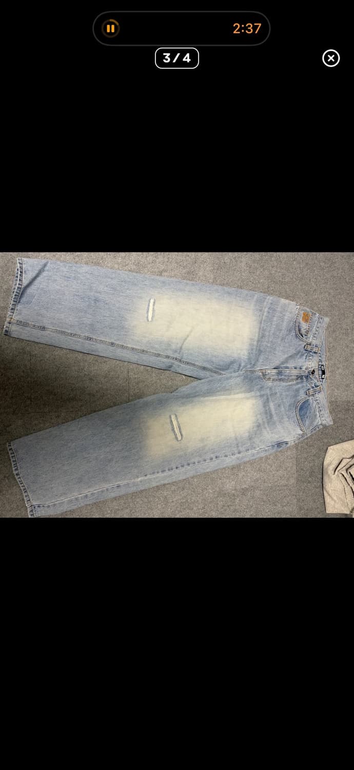 Ertr letter denim 상품이미지4