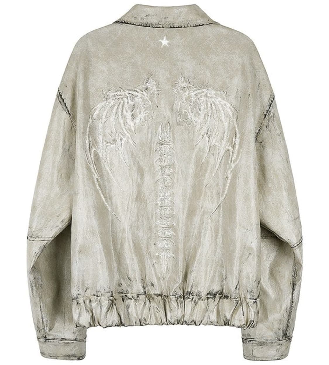 본네 bonnae 레더 자켓 아이보리 상품이미지1