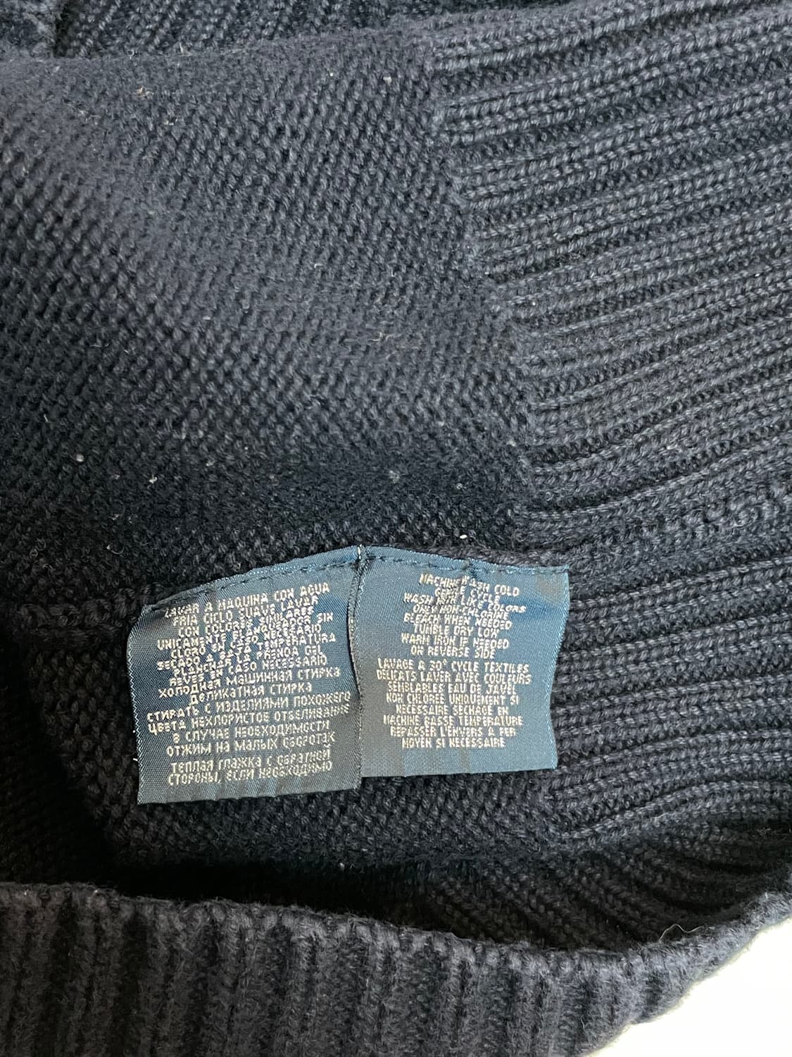 폴로 반집업 니트  상품이미지7