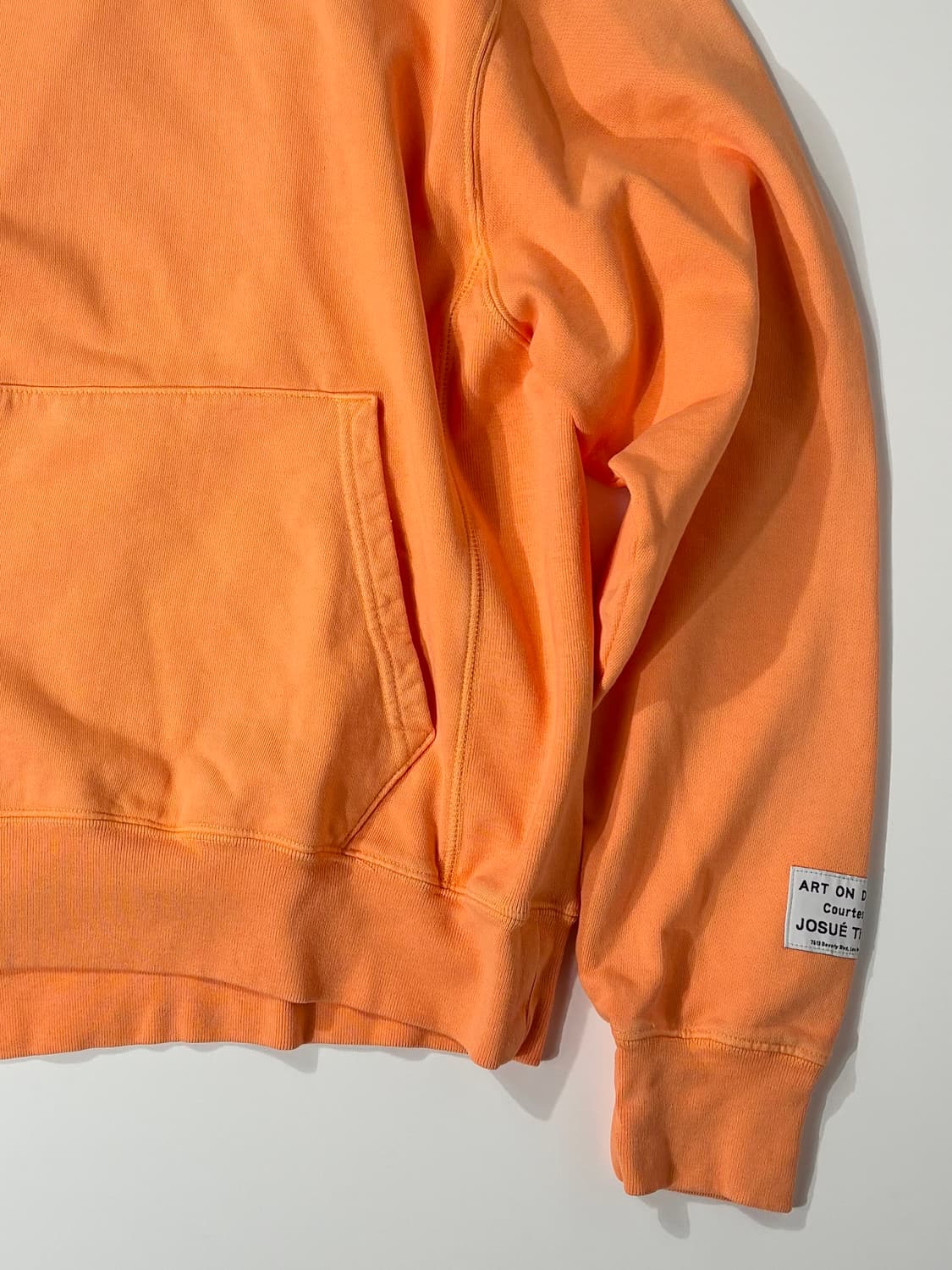 갤러리 디파트먼트 DEPT 로고 후드 티셔츠 플로 오렌지 XL사이즈 상품이미지3