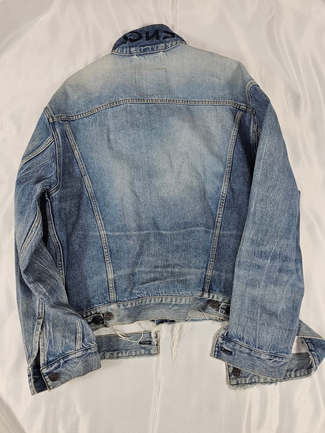 발렌시아가넥로고데님자켓 상품이미지7