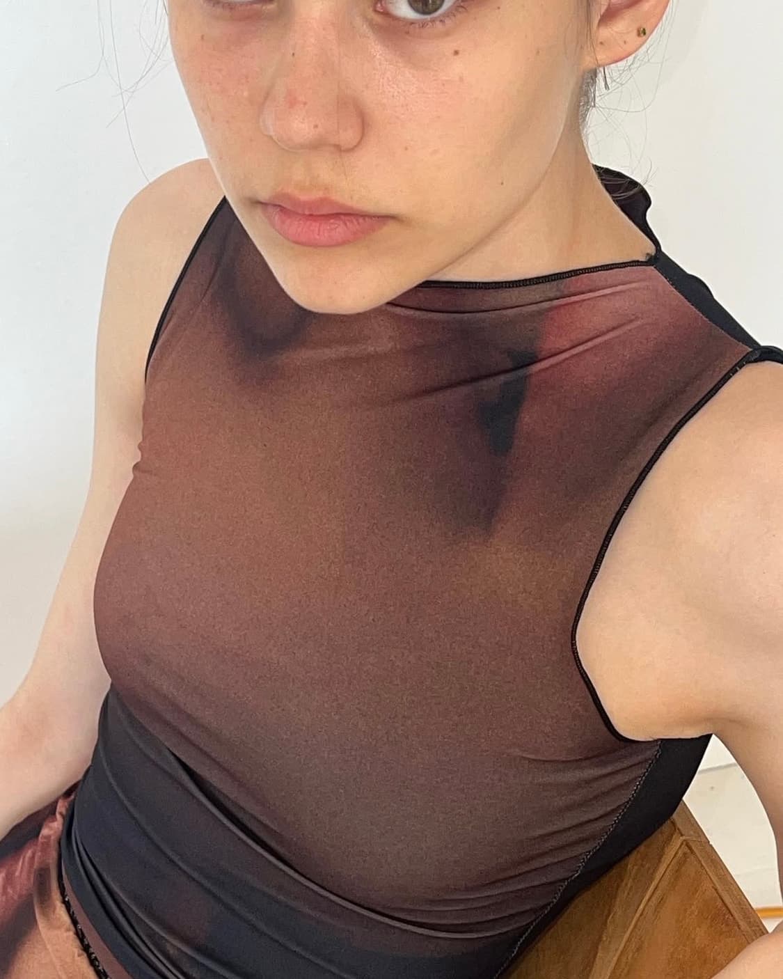 clan eye sleeveless top (s) 상품이미지1