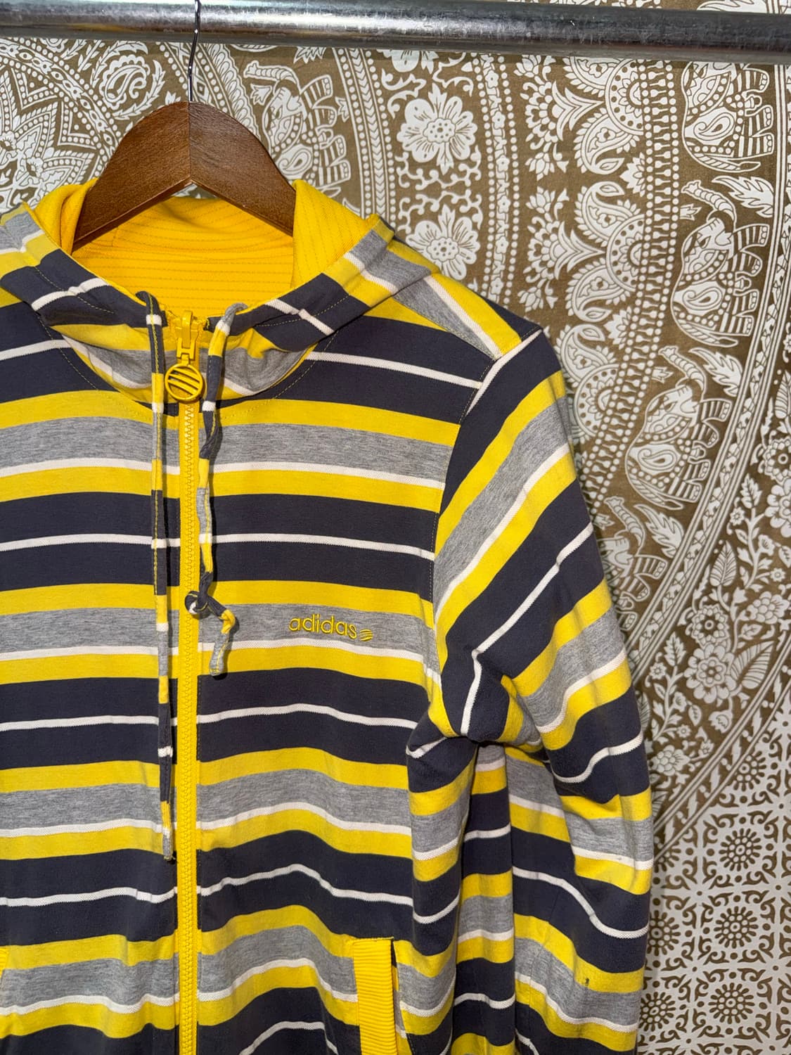 아디다스 리버시블 옐로우 후드집업  상품이미지8