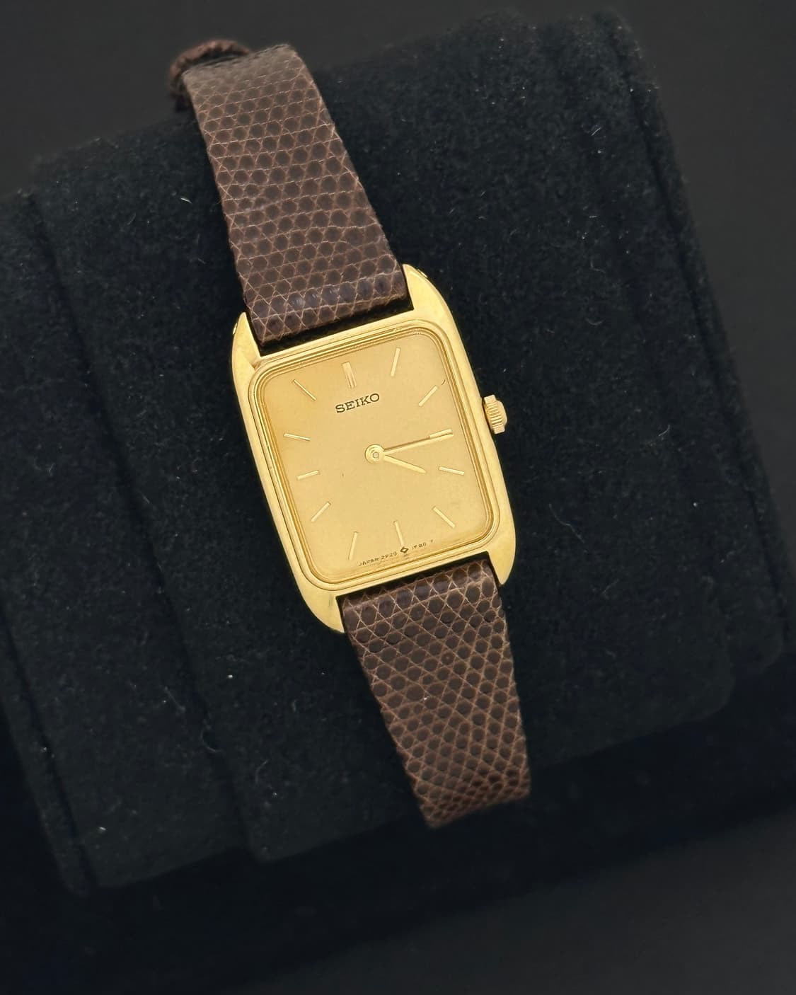 세이코 골드 다이얼 쿼츠 시계 상품이미지1