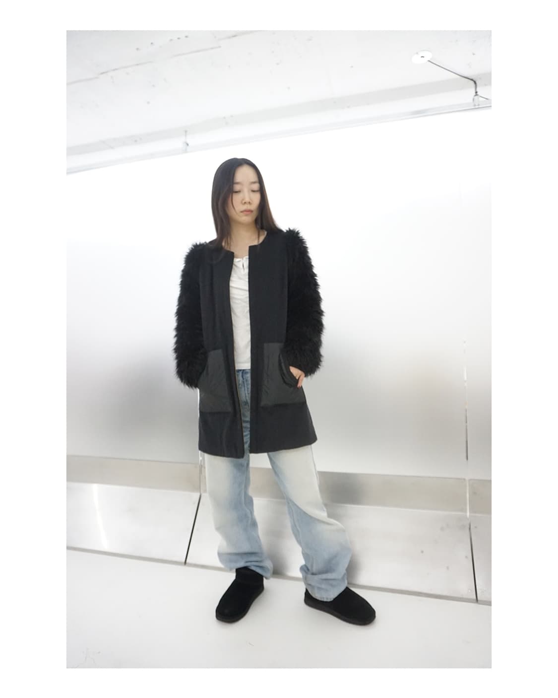 stussy fur jacket 상품이미지2