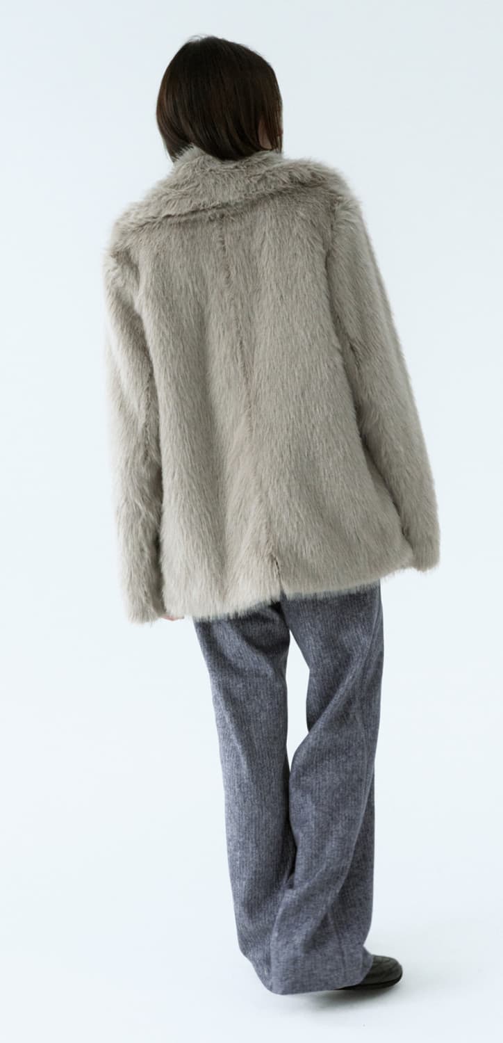 FOG FUR JACKET [LIGHT GREY] 상품이미지3