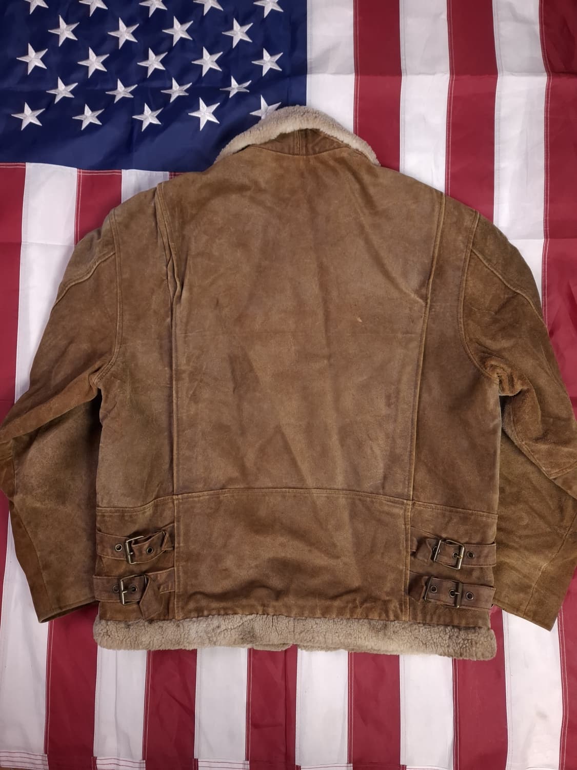 Qqq90's 국내산 리얼스웨이드 라이더자켓 상품이미지8