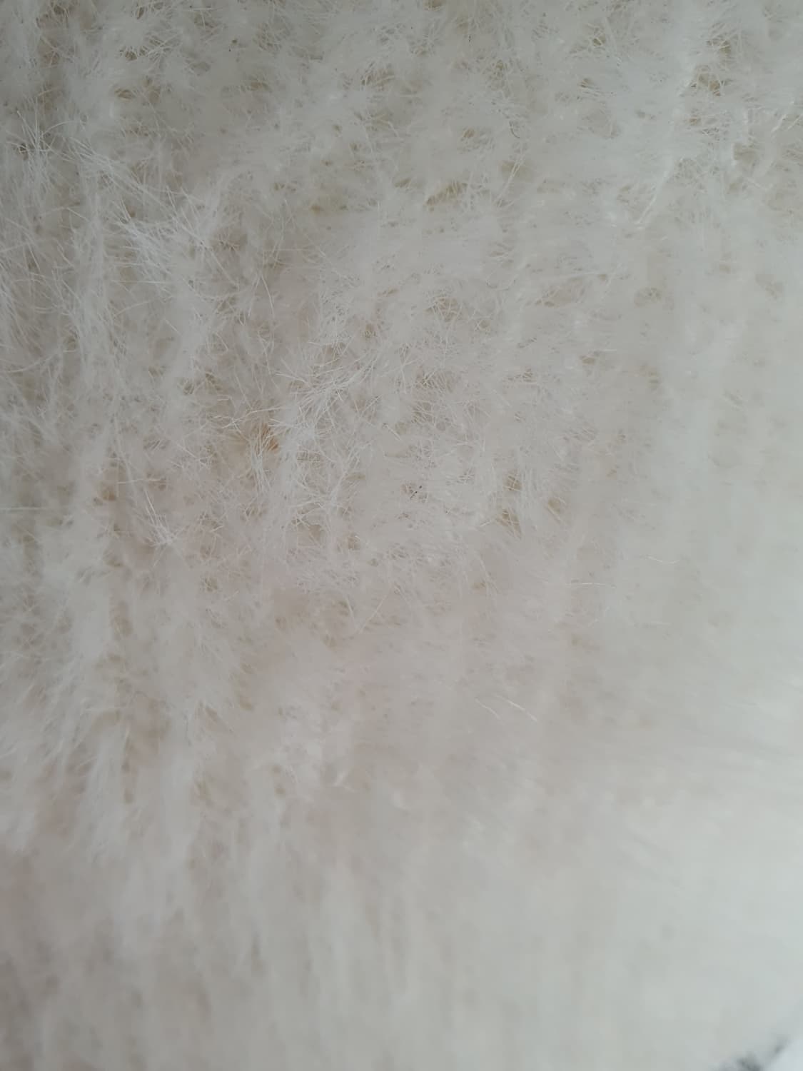 [빈티지] 앙고라 퍼 나시 화이트/블루 일괄 상품이미지5