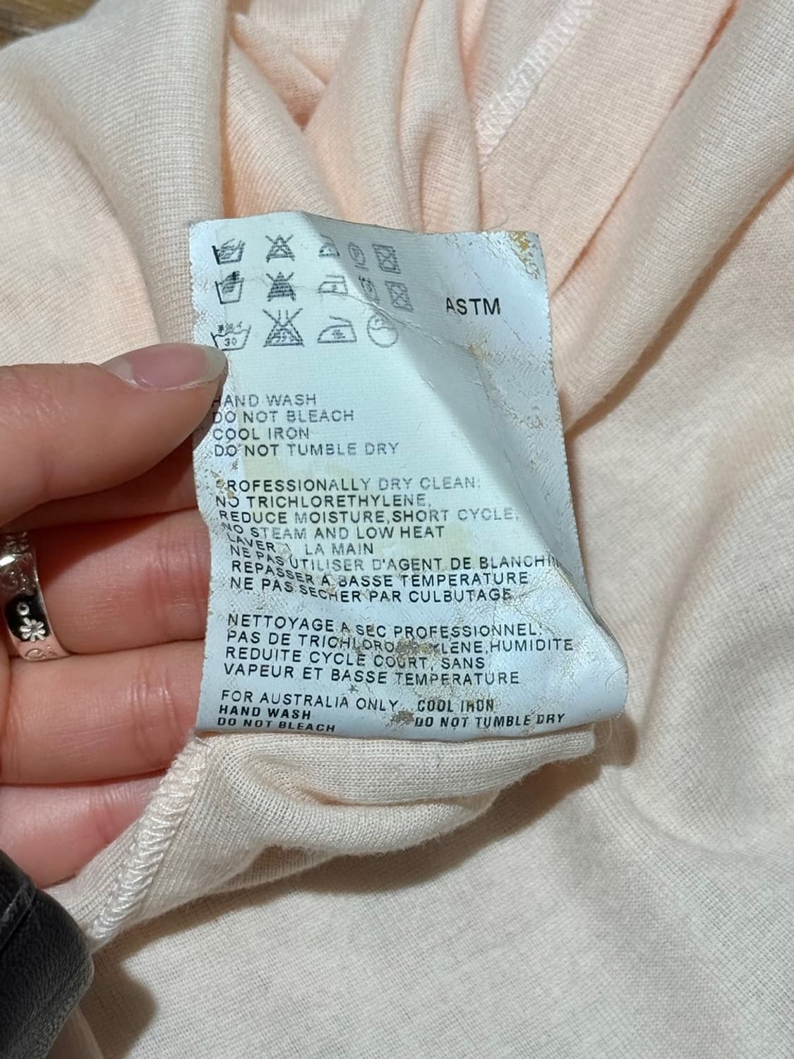 질샌더 라이트 애프리콧 래글런 슬리브 7부 티셔츠 상품이미지8