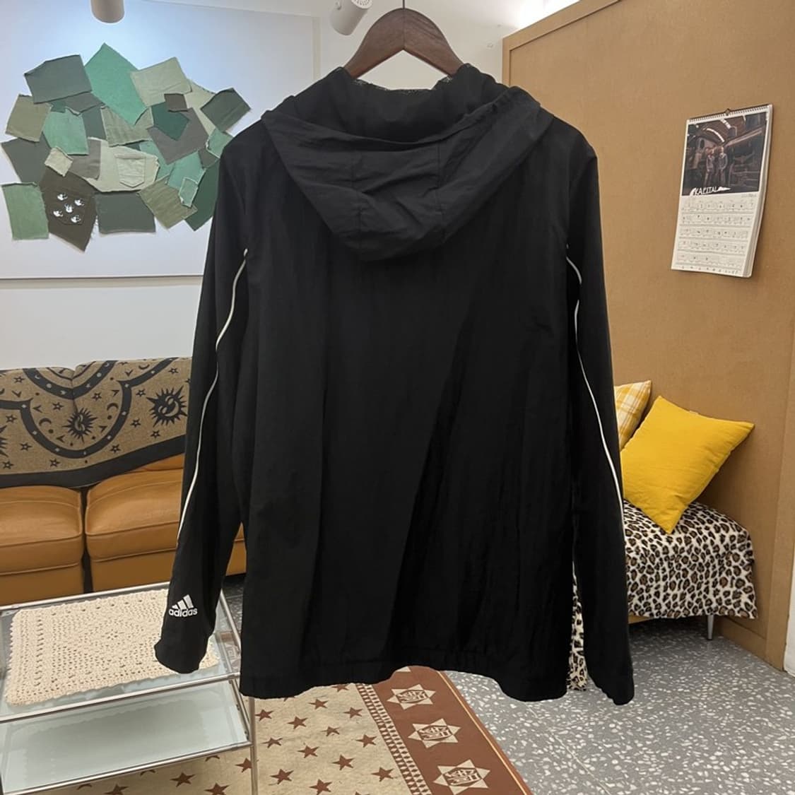 아디다스 스트릿 펑크 빅로고 바람막이 자켓 2XL C10173 상품이미지4