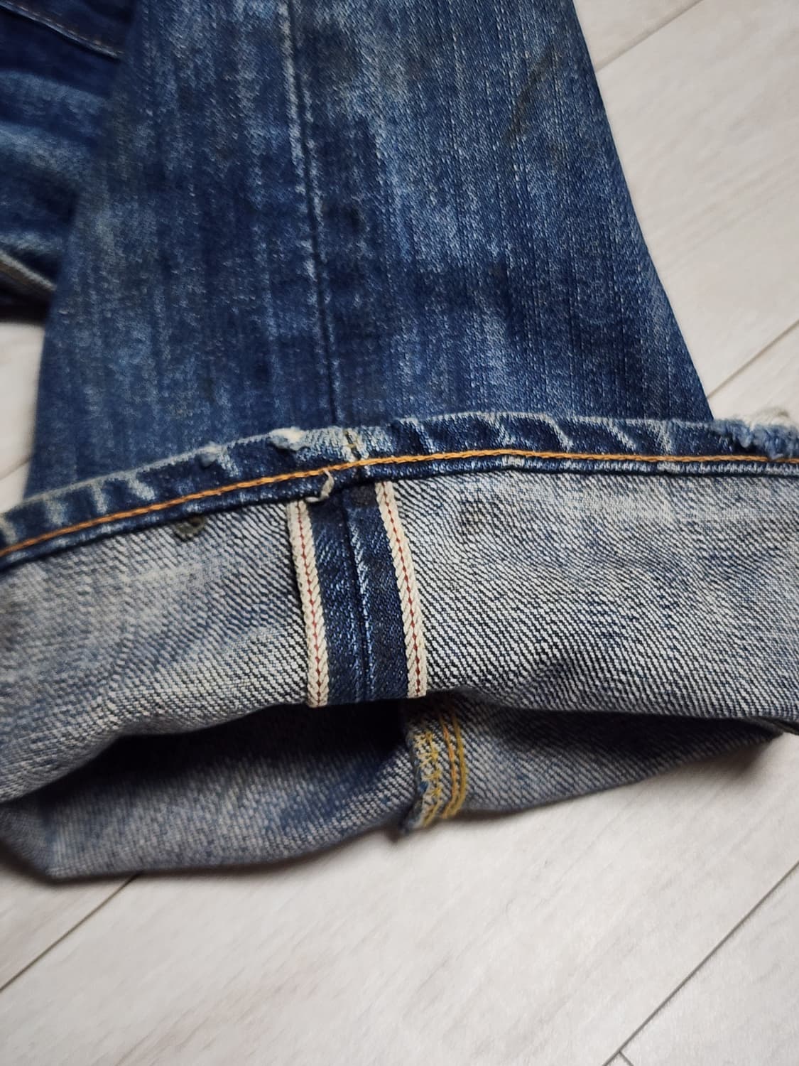 태국산 Levi's 501 Big E 셀비지 데님 팬츠 상품이미지5