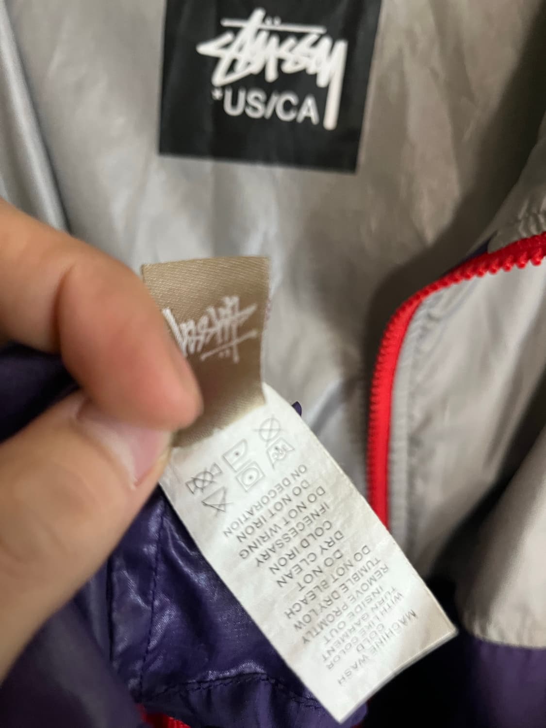 Stussy US/CA windbreaker XL 상품이미지5