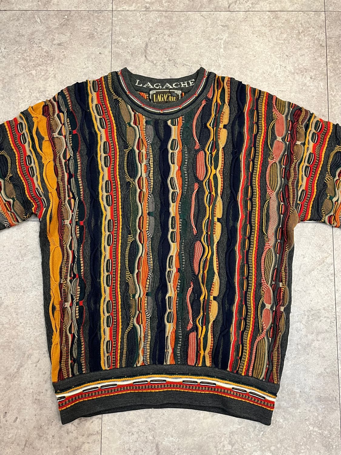 빈티지 케이블 니트 L #csz3079 상품이미지4