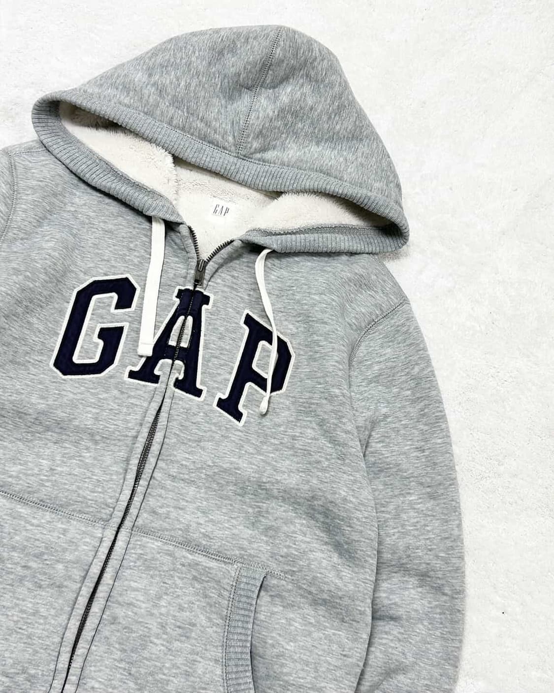 갭 빅로고 양털 후드집업 상품이미지6