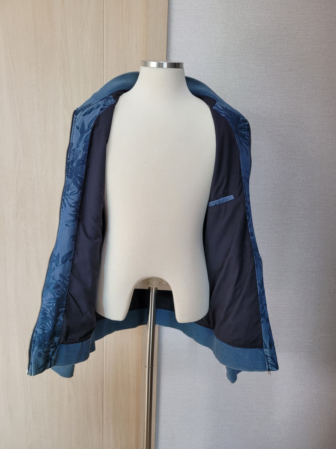 자라맨 ZARAMAN 데님 블루종 자켓 XL 블루 상품이미지7