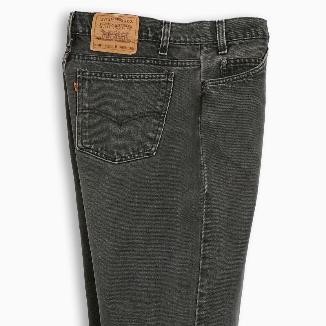 리바이스 550 오렌지탭 흑청 블랙진 90s USA OR55036121 상품이미지5