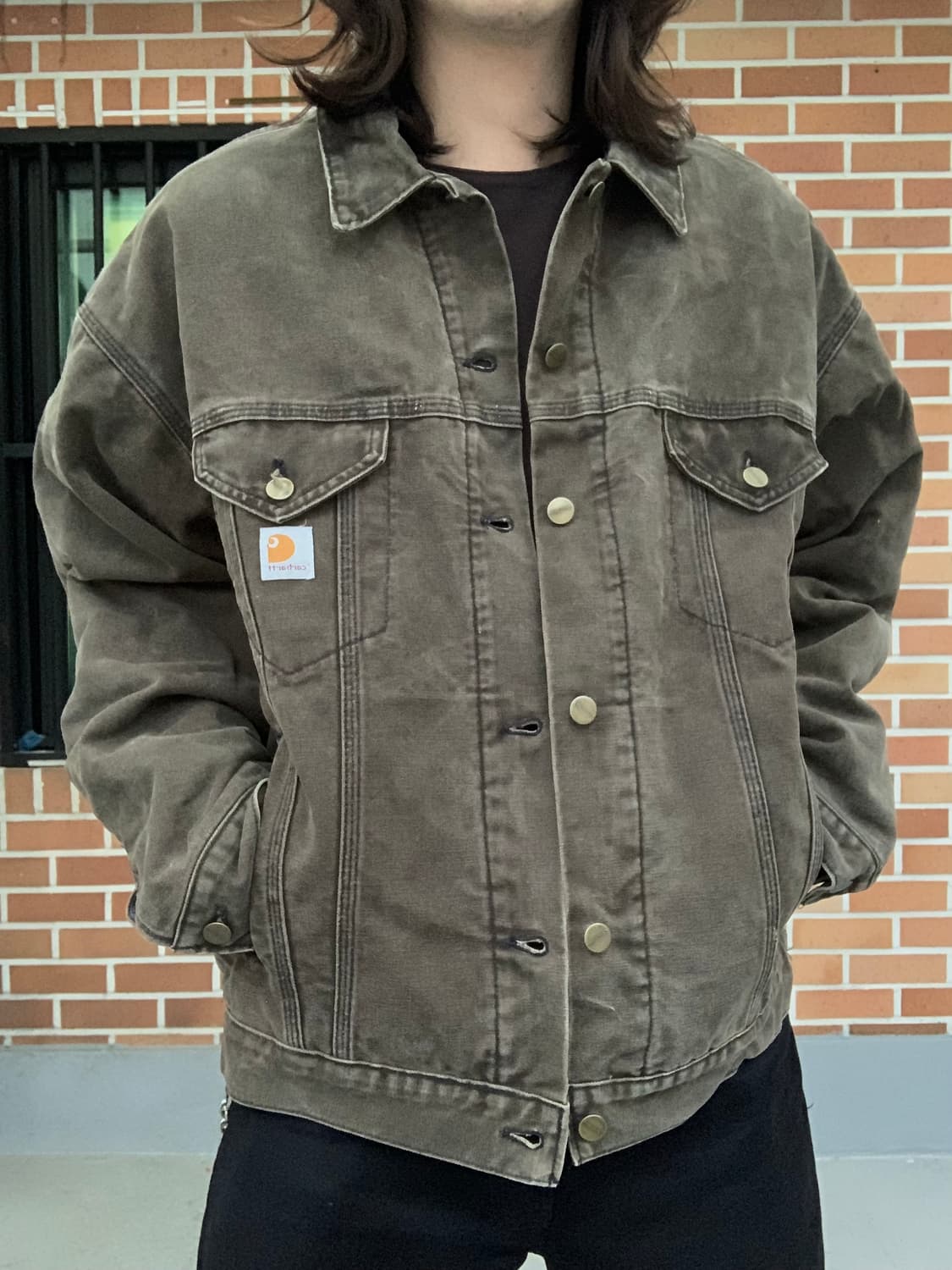 (XL)칼하트 트러커 워크자켓 JB162 상품이미지1