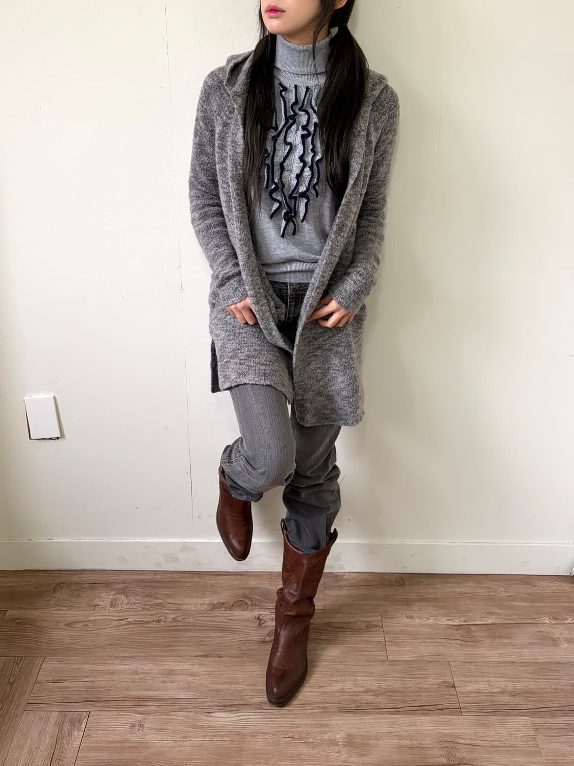 GAP 알파카 후드가디건 상품이미지4