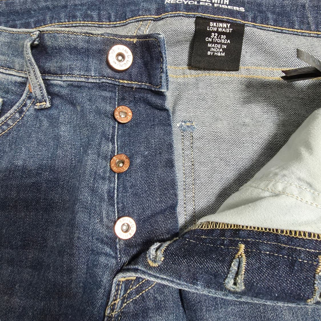 (32)H&M 스키니 데미지 데님 팬츠 상품이미지4