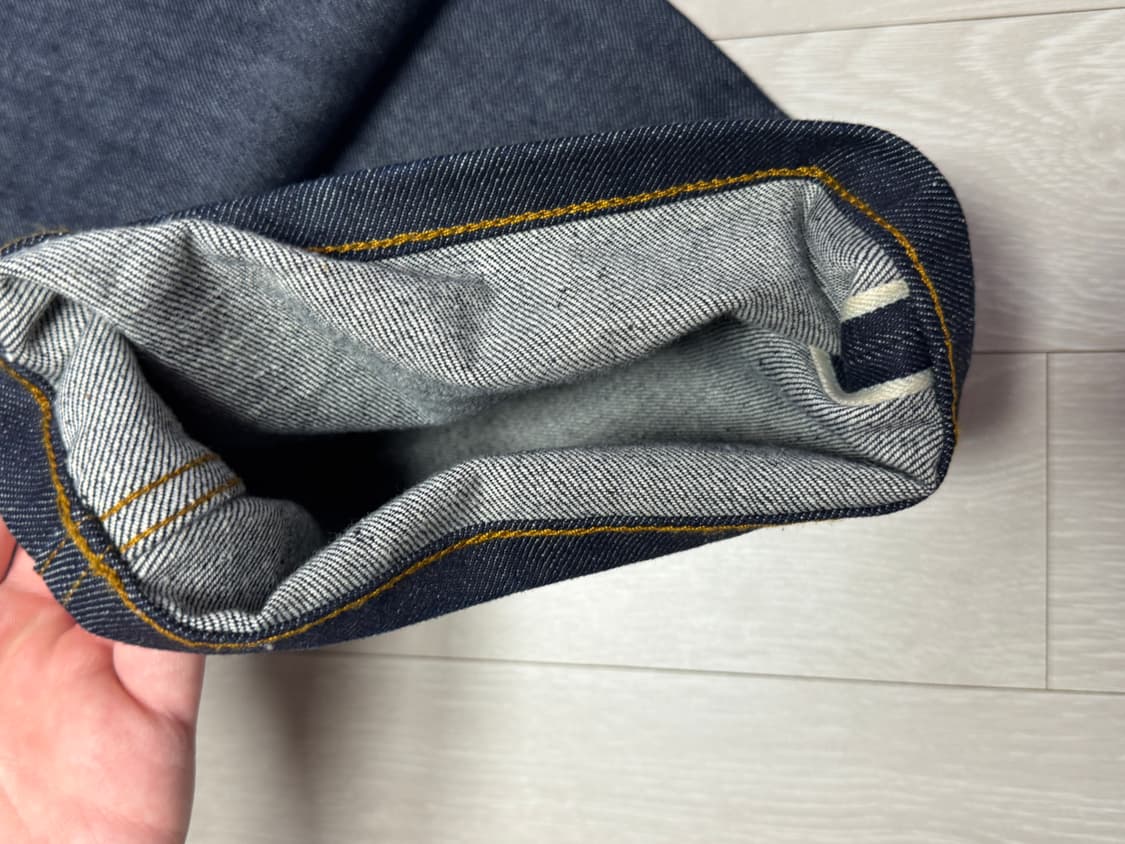 코스 RIDER 셀비지 와이드 레그 진 34사이즈 상품이미지6