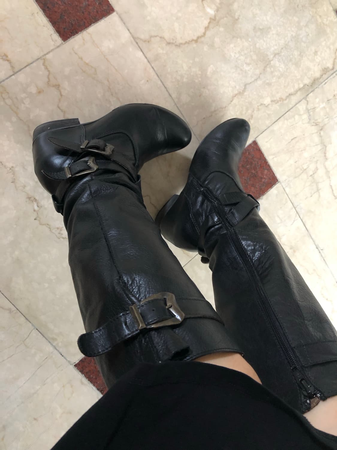 [직수입] 빈티지 레더 부츠  상품이미지1