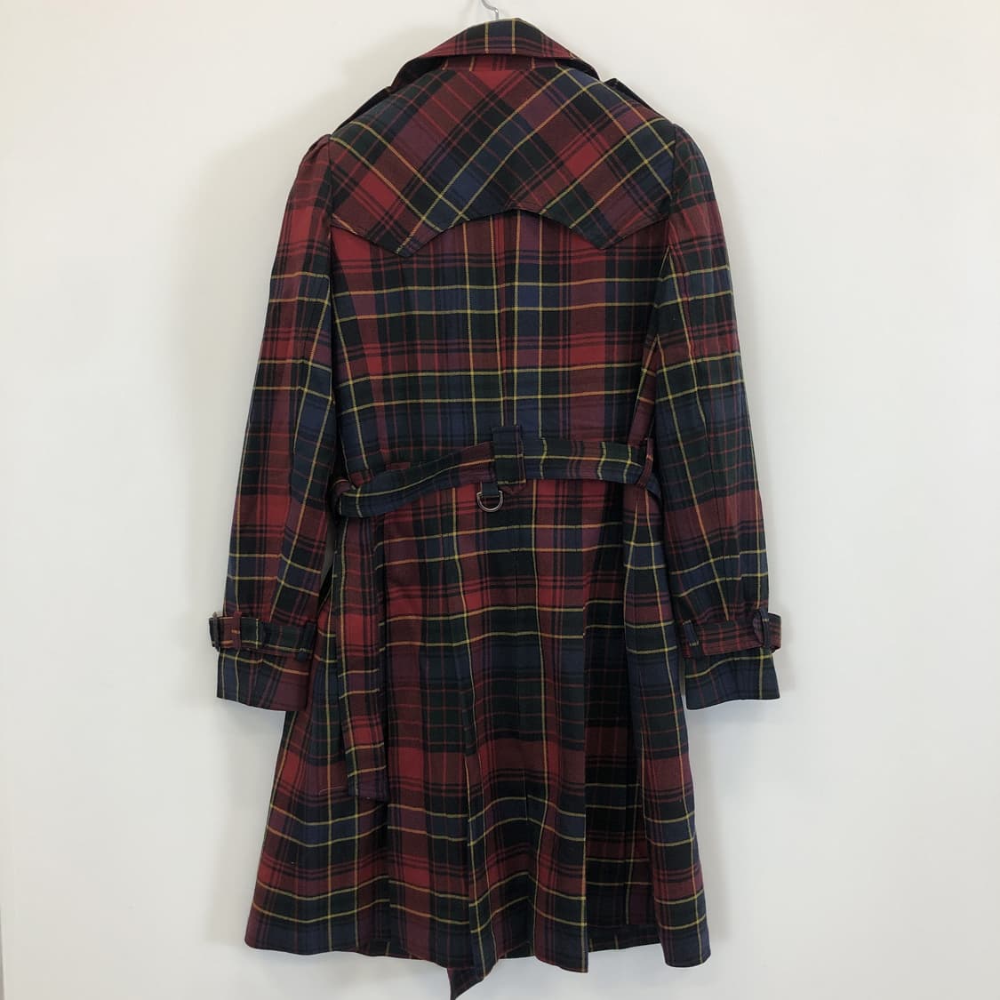 헤지스 타탄 모 100% 트렌치코트 95-165  상품이미지4