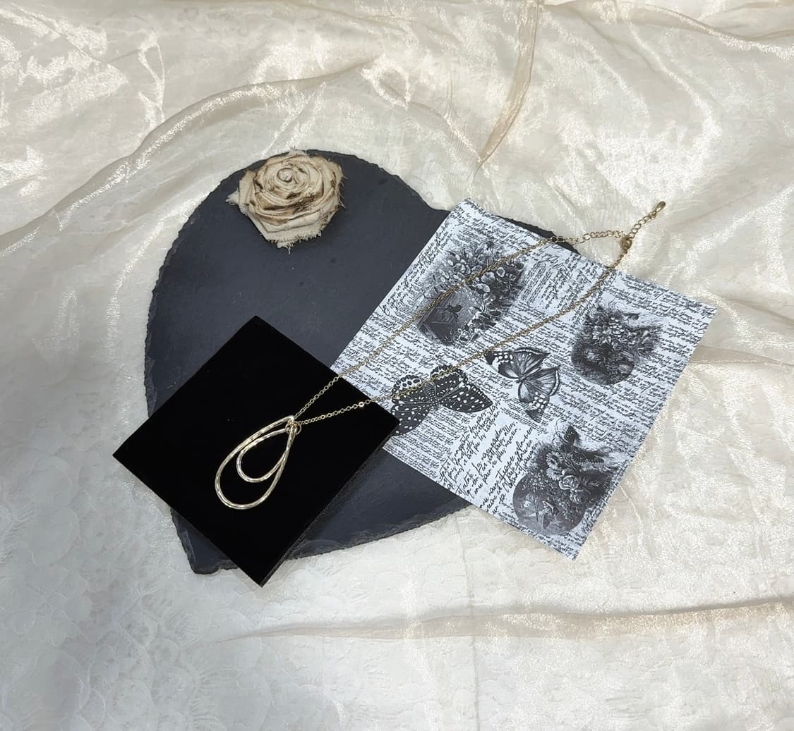 빈티지 해머링 메탈 목걸이 상품이미지2