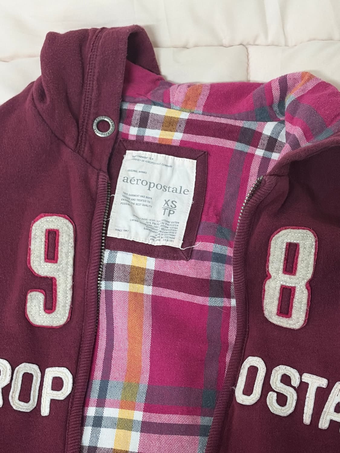 Aeropostale 에어로포스테일 후드집업 xs 상품이미지3