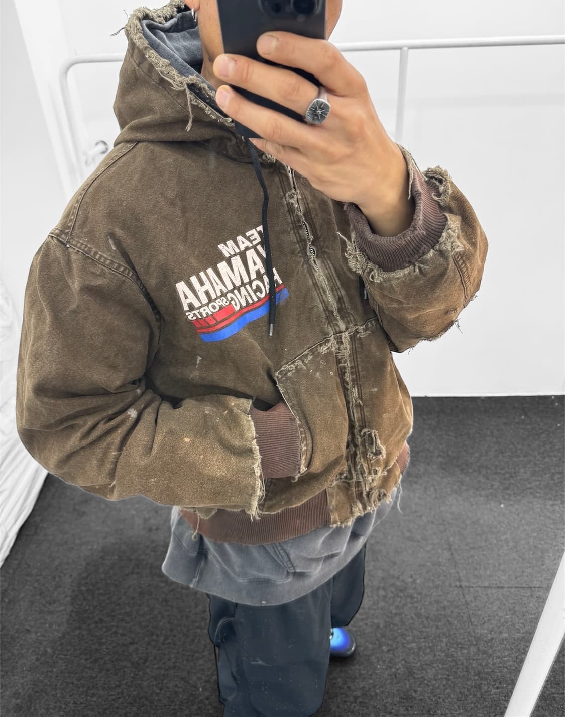 빈티지 워크 후드자켓 상품이미지10