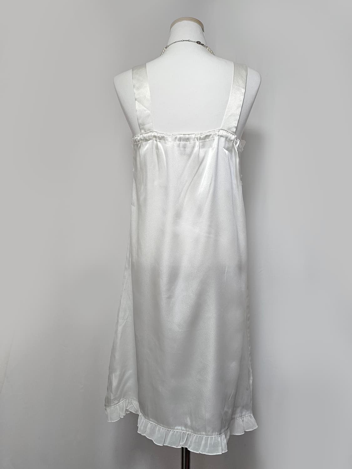 White lace slip dress 상품이미지4