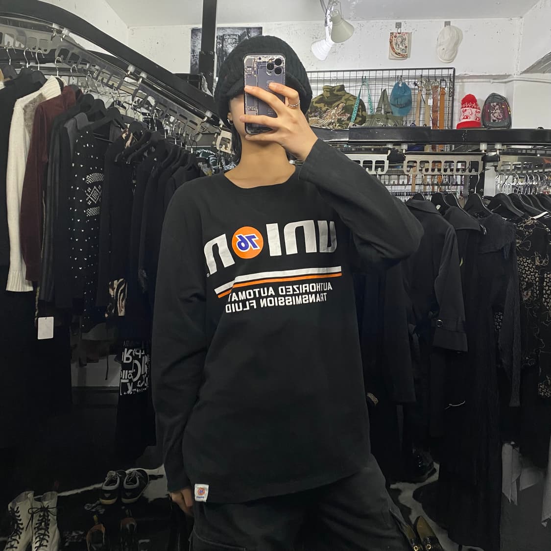 Lubricants 로고 프린팅 롱슬리브 상품이미지1