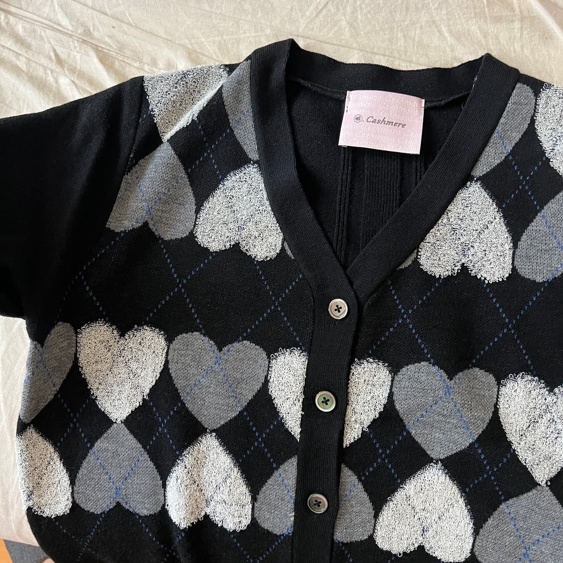 디마레 골프복 하트 아가일 가디건 / 클로브 캘러웨이 마르디 상품이미지5