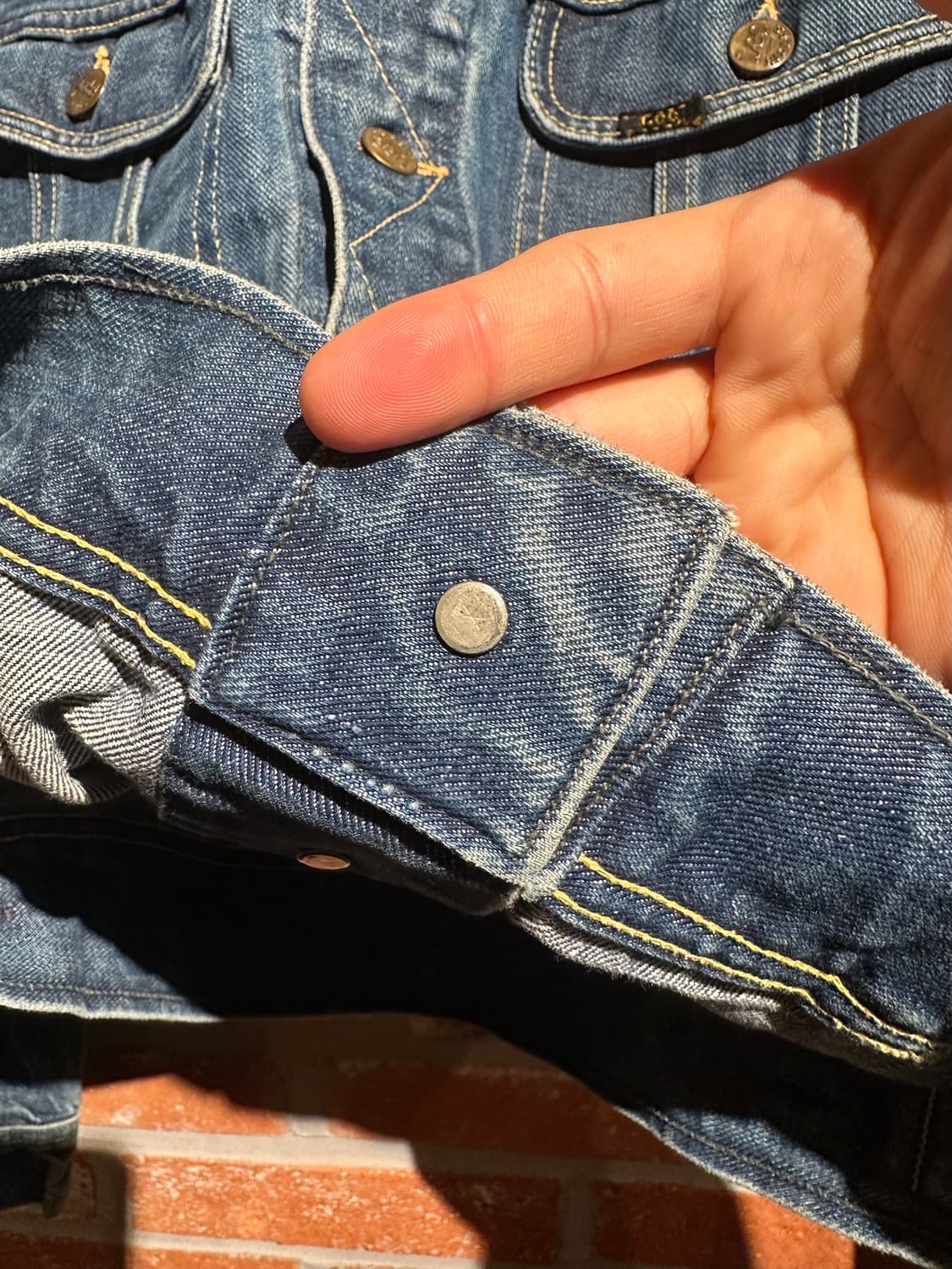 60s USA LEE 빈티지 리 101-J 데님 자켓 상품이미지4