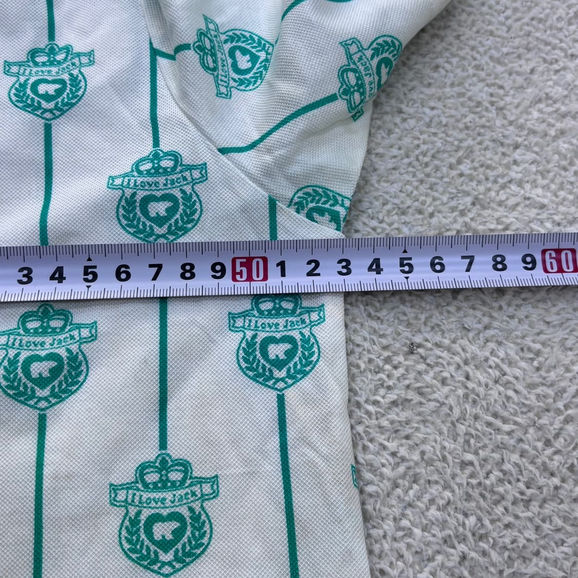 100 잭니클라우스 로고 패턴 반팔 0420E 상품이미지7