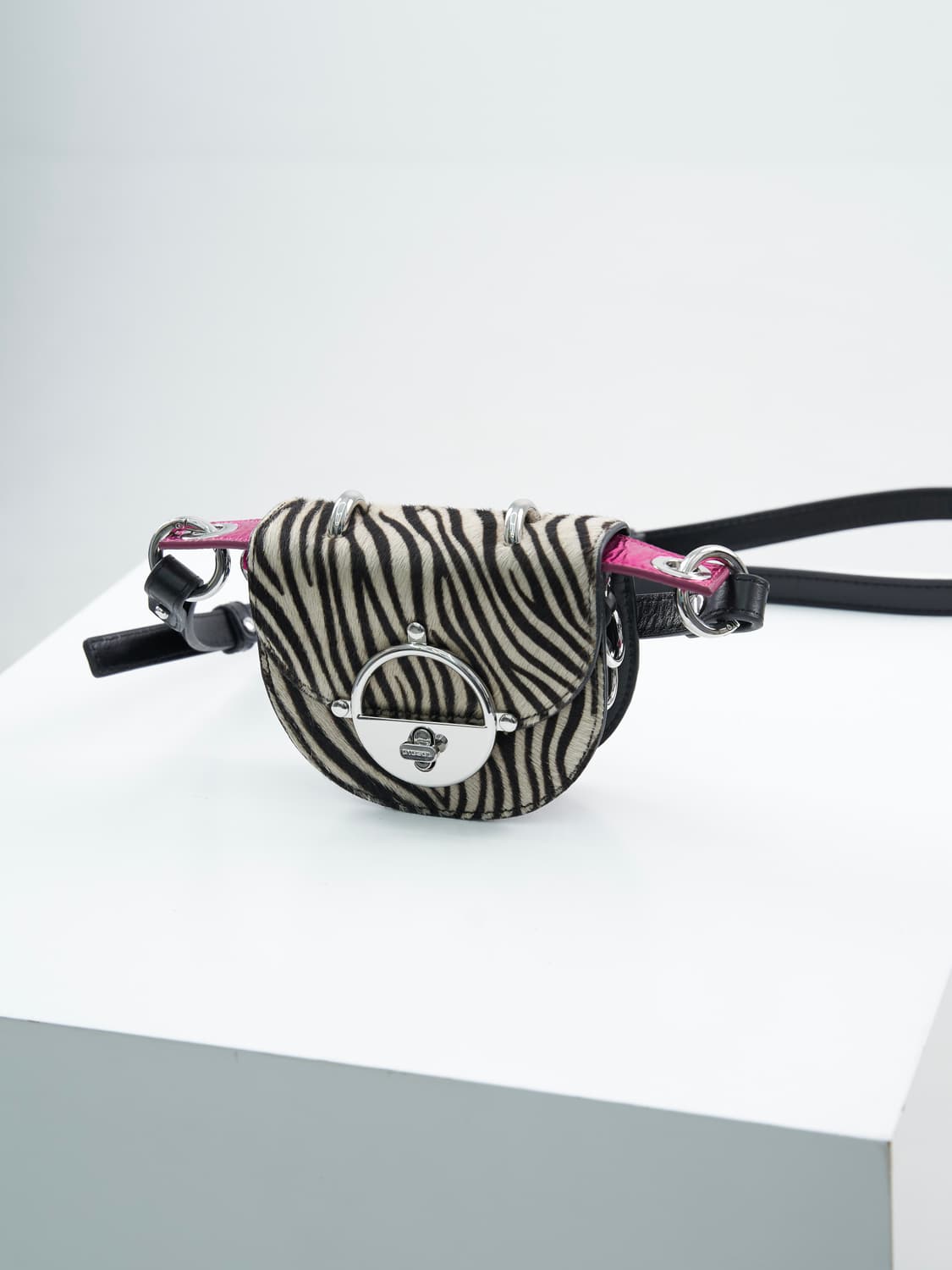 DIESEL Real fur zebra mini bag 상품이미지3