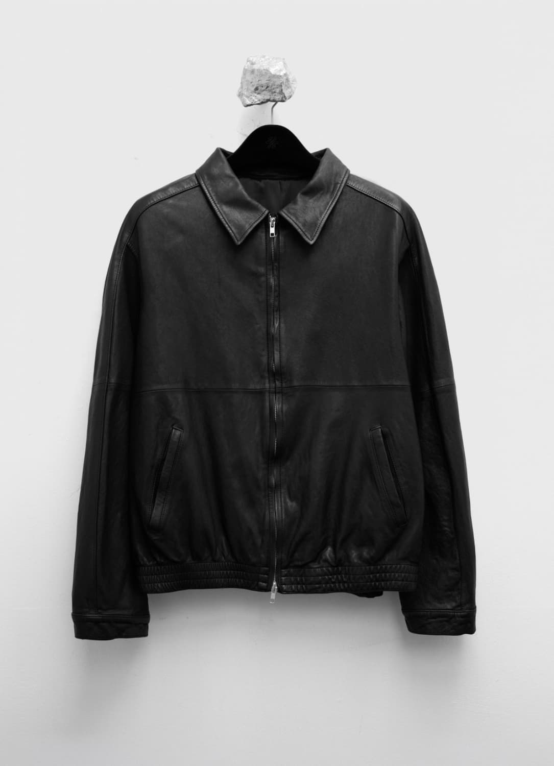 유스 Youth 워시드 레더 블루종 M 상품이미지1